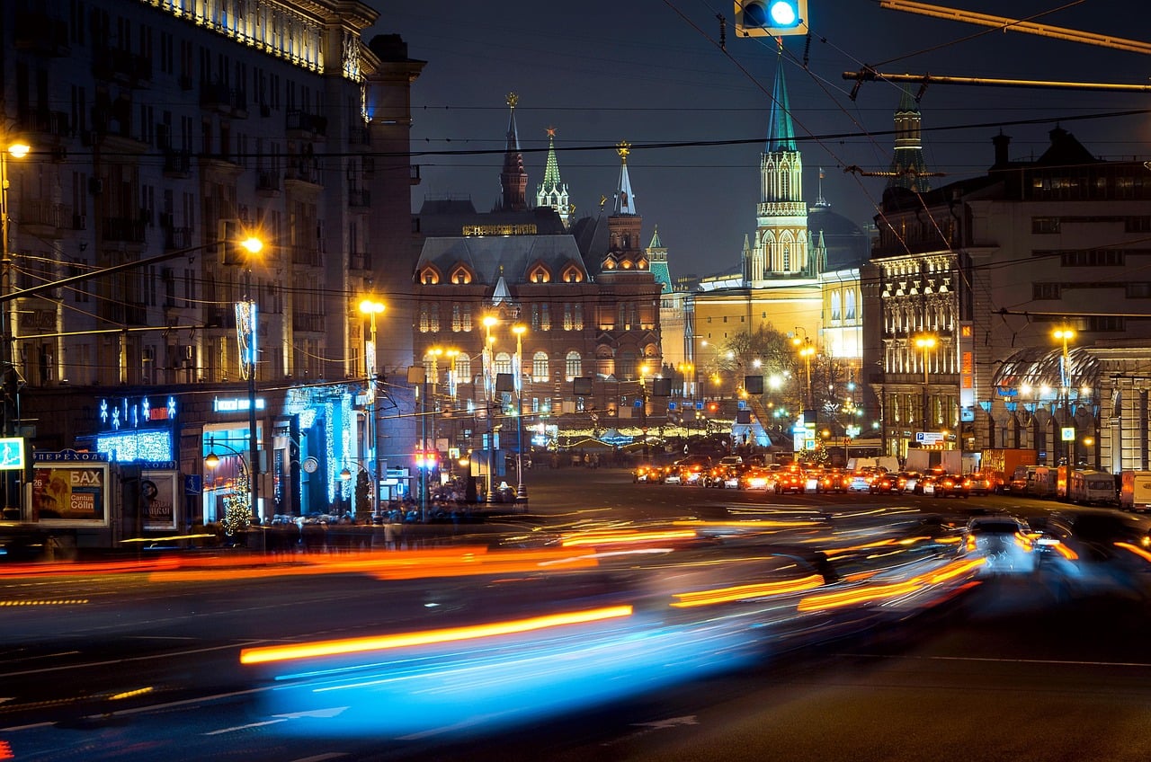Street, city, building, and moscow